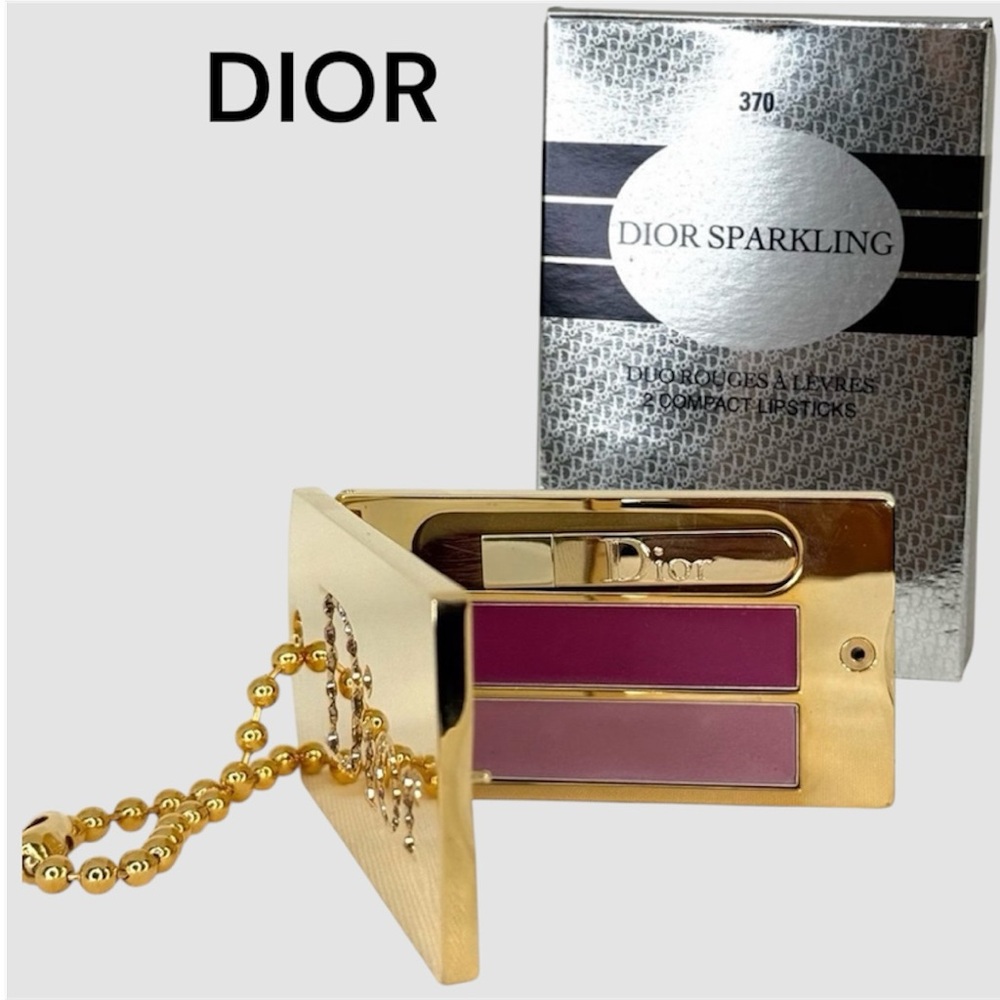 DIOR  🎉HP🎉 Sparkling Duo 370 Happy Few Limited Edition Gold Luggage Tag